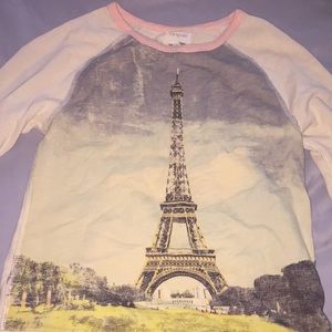 J•crew Eiffel Tower crewneck sweatshirt